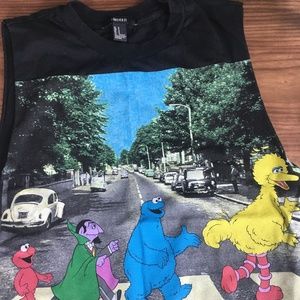 Sesame Street - Beatles Muscle Tee